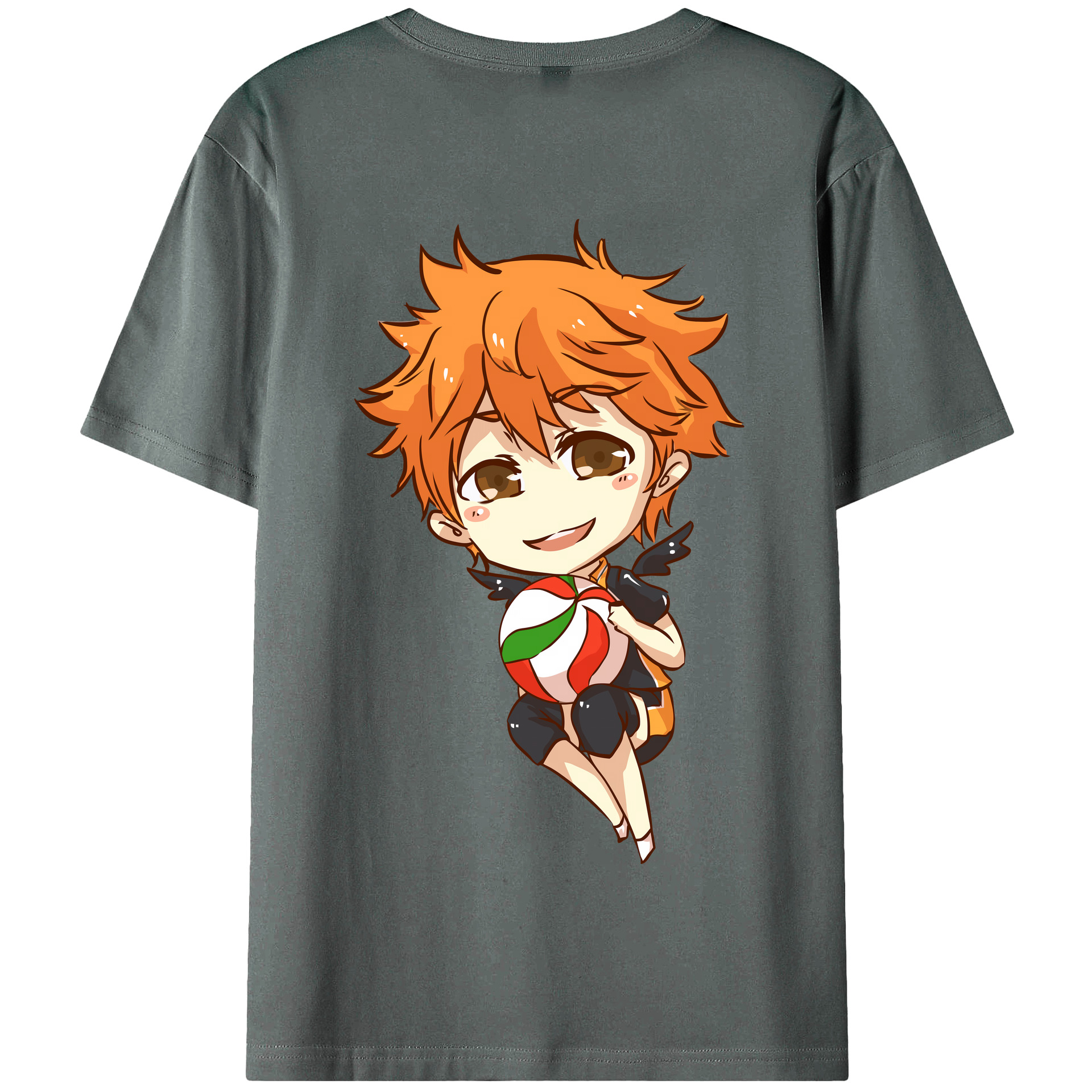 （画像用） ハイキュー!! Haikyu!! 綿100％半袖Tシャツ（背面プリント）